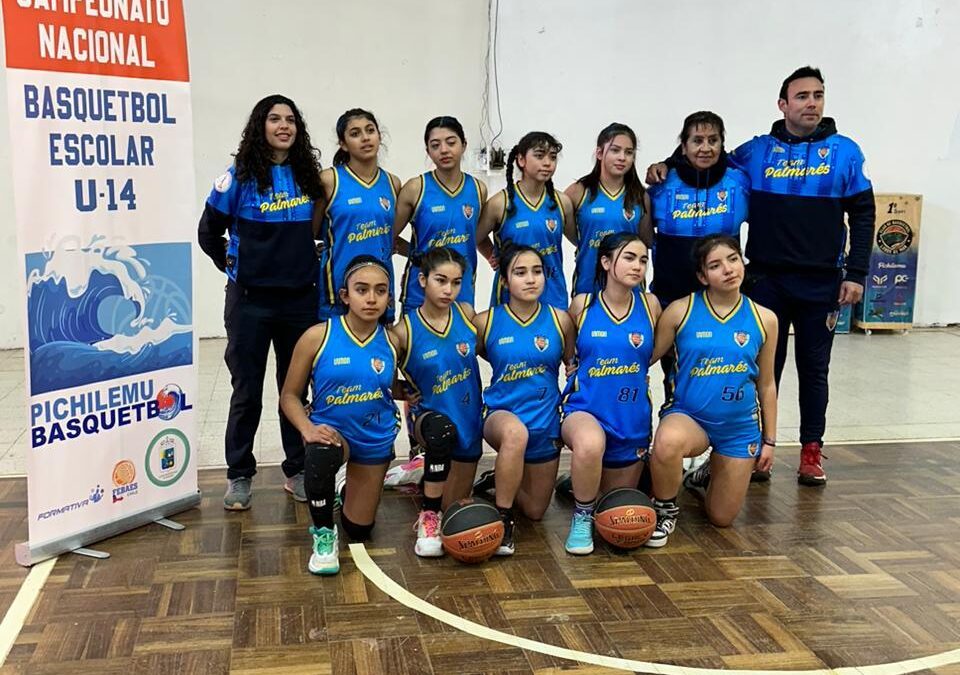 VICECAMPEONAS NACIONALES dDE BASQUETBOL U14 COMUNA DE PICHILEMU